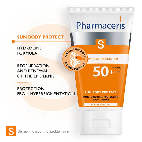 Pharmaceris S - Moisturising & Protective Body Lotion SPF 50