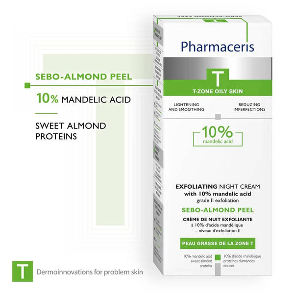 Pharmaceris T - Sebo-Almond Peel 10% Night Cream