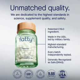 Fatty15 C15:0 Fatty Acid Supplement 90 Day Kit