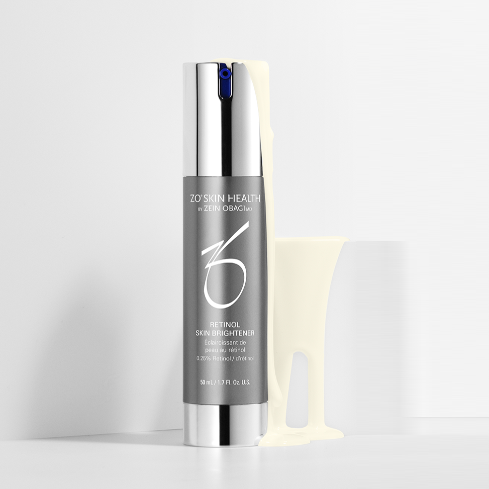 ZO Skin Health Retinol Skin Brightener 0.25% with liquid running down