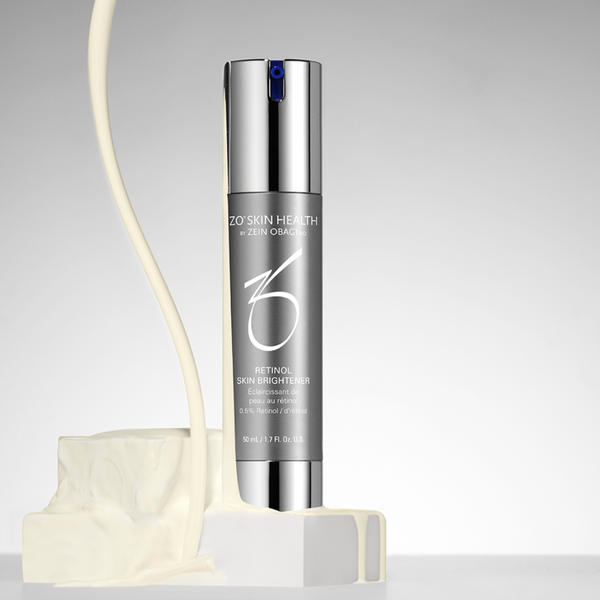 ZO Skin Health Retinol Skin Brightener 0.5% with liquid swirl