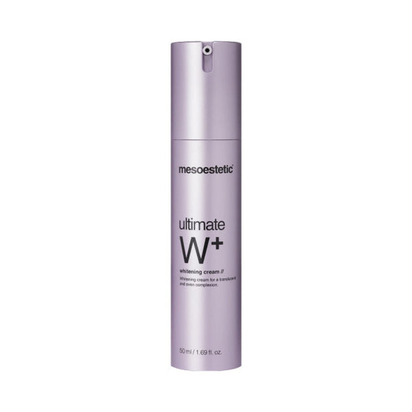 mesoestetic Ultimate W+ Whitening Cream container
