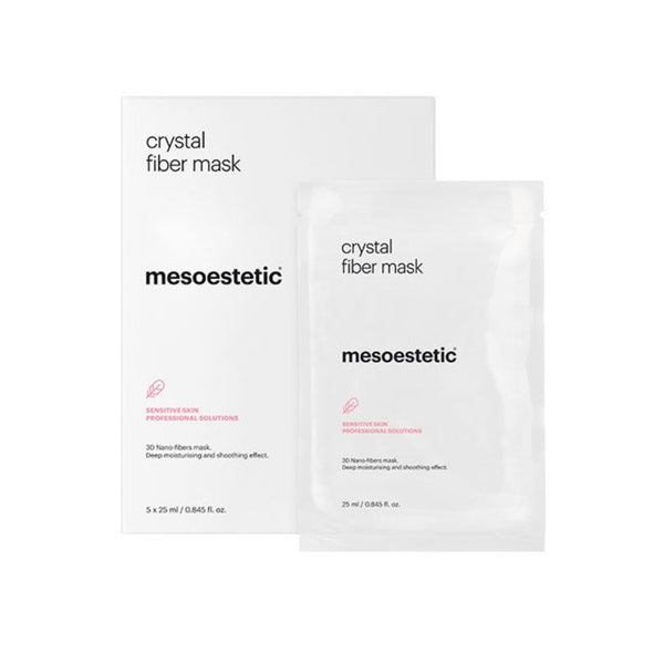 mesoestetic Post Peel Crystal Fiber Mask packaging 