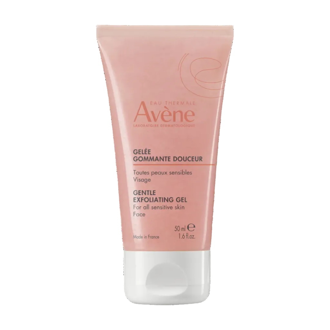 Avene Gentle Exfoliating Gel tube on a white background