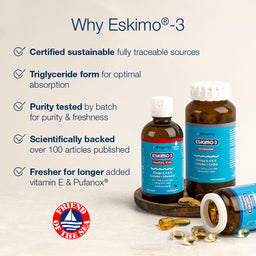 Metagenics Eskimo-3 Brainsharp Fish Oil 120 Capsules