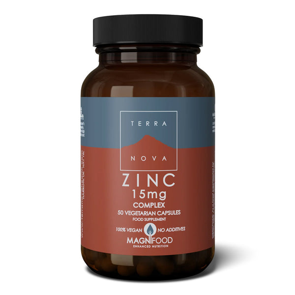 Terranova Zinc 15mg Complex (Bisglycinate) 50 Capsules