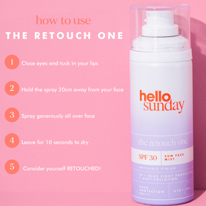 Hello Sunday The Retouch One - Face Mist SPF30