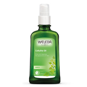 Green Weleda Birch Cellulite Oil bottle