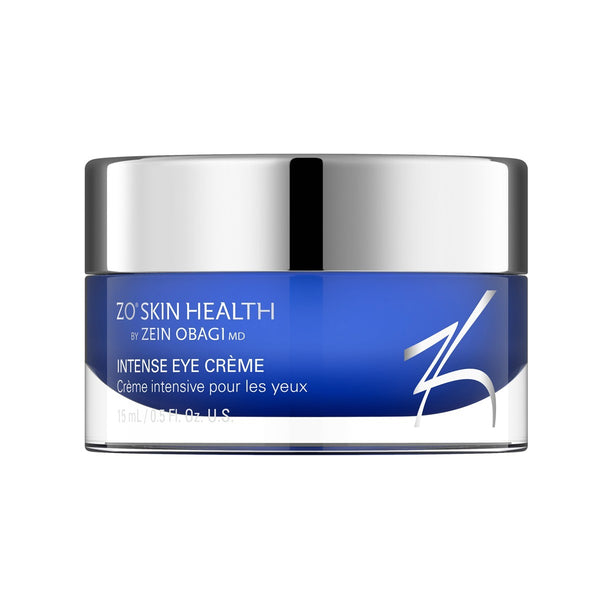 Blue ZO Skin Health Intense Eye Creme tub