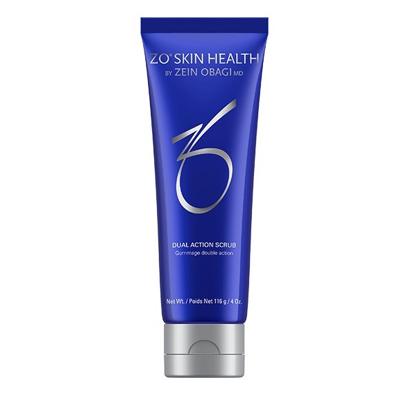Blue ZO Skin Health Dual Action Scrub tube