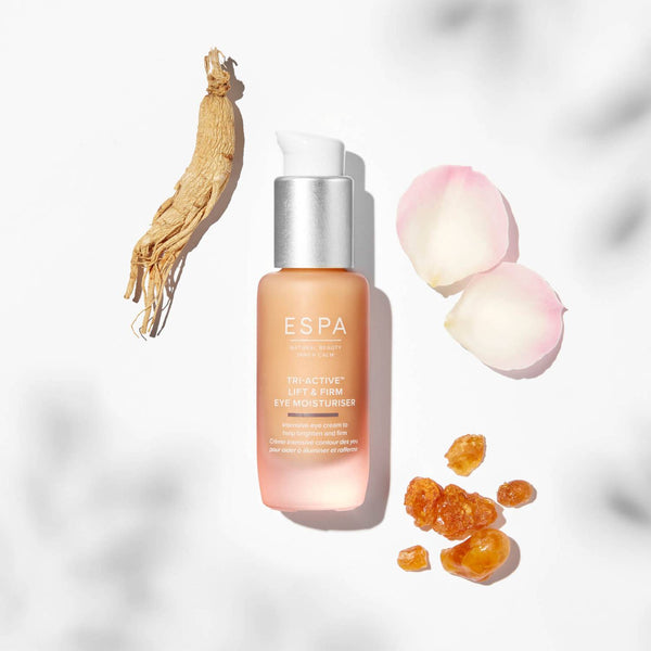 ESPA Tri-Active Lift & Firm Eye Moisturiser with its natural ingredients 
