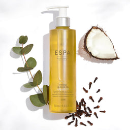 ESPA Fitness Shower Oil and ingredients