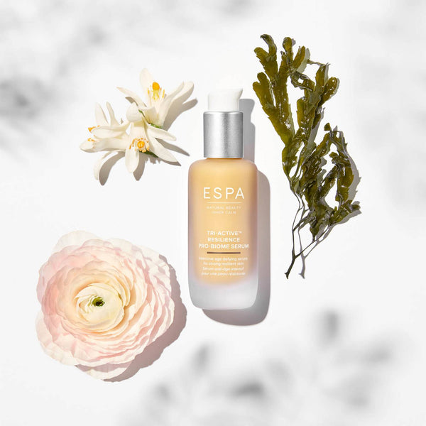 ESPA Tri-Active Resilience Pro Biome Serum with its natural ingredients 