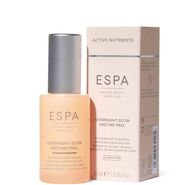 ESPA Overnight Glow Enzyme Peel and packaging