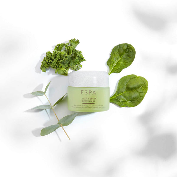ESPA Clean & Green Detox Mask with in the ingredients 