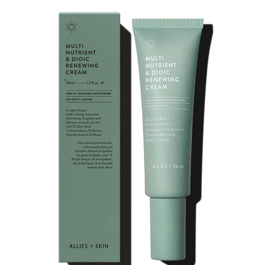 Allies of Skin Multi Nutrient & Dioic Renewing Cream | Face the Future