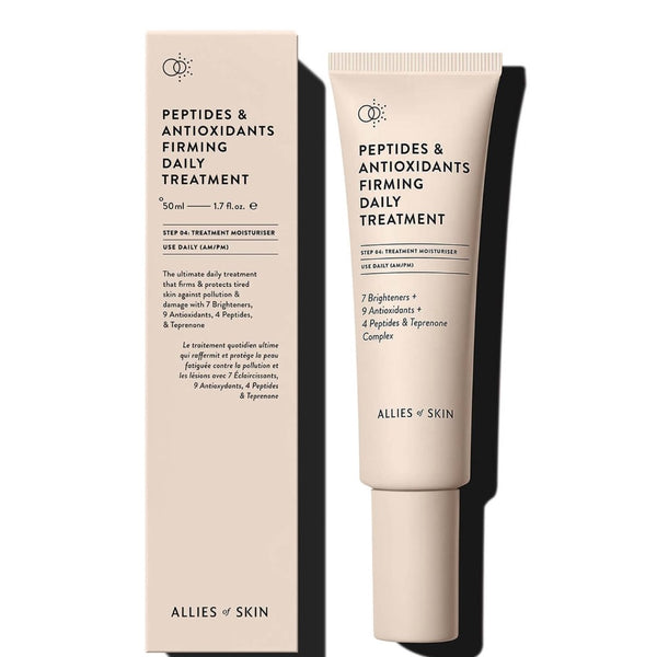 Allies of Skin Peptides & Antioxidants Firming Daily Treatment and packaging