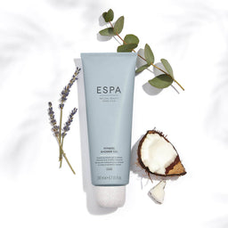 ESPA Fitness Shower Gel tube and ingredients 
