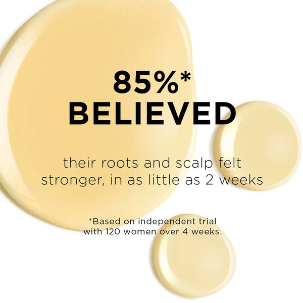 85% believed their roots and scalp felt stronger in as little as 2 weeks