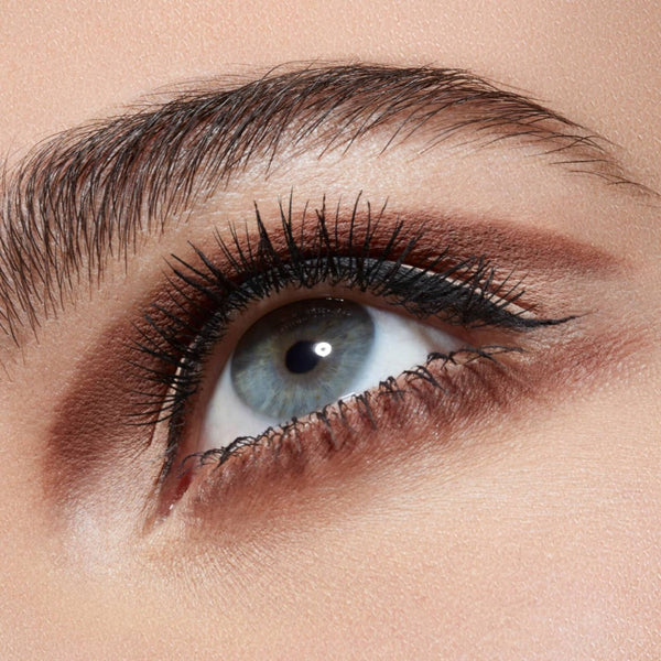 a closeup of a womens eye
