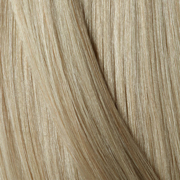 a close up of blonde hair