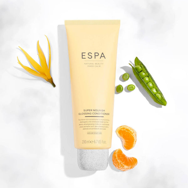 ESPA Super Nourish Glossing Conditioner tube with its natural ingredients 
