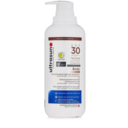 White Ultrasun Body Tan Activator SPF 30 400ml bottle