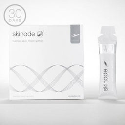 Skinade 30 Day TRAVEL Course packaging and single sachet