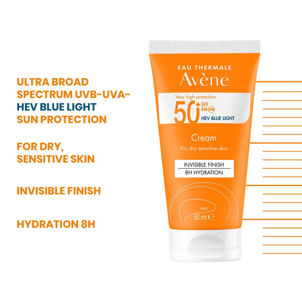 Ultra broad spectrum UVB-UVA-HEV blue light sun protection, for sensitive oily, blemish prone skin, invisible skin and mattfies and reduces the appearance of blemishes