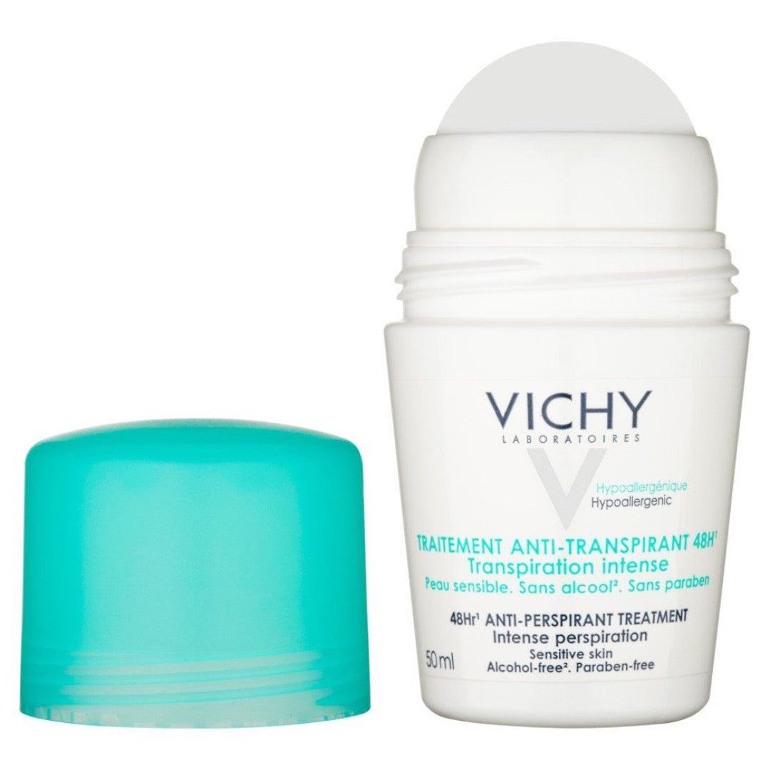 Vichy Deodorant 48Hr Intensive Anti-Perspirant Roll On For Sensitive Skin 50ml