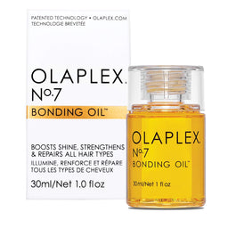 Olaplex No.7 Bonding Oil and packaging 