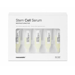 5 mesoestetic Stem Cell Restructurative Serum vials in its packing