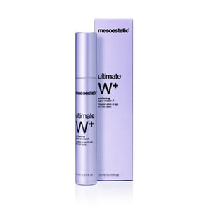 mesoestetic Ultimate W+ Whitening Spot Eraser and packaging