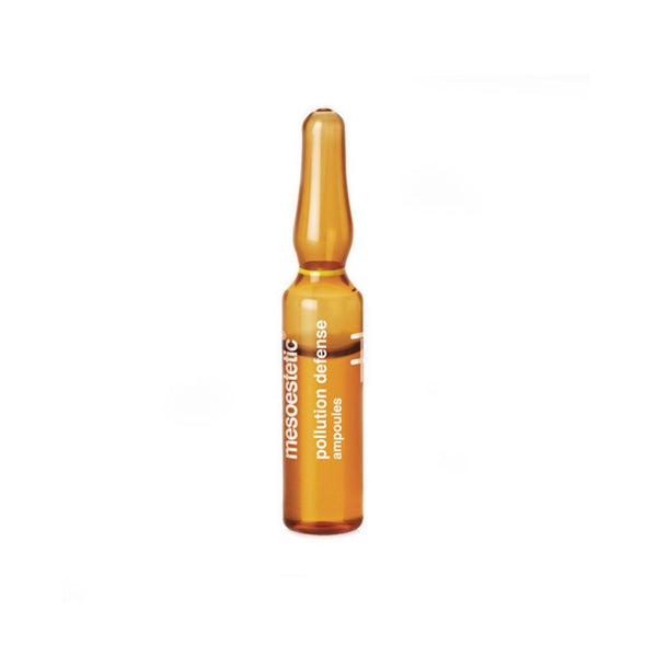 A single vial of mesoestetic Pollution Defense Ampoules