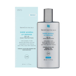 SkinCeuticals Sheer Mineral UV Defense SPF 50 and packaging 