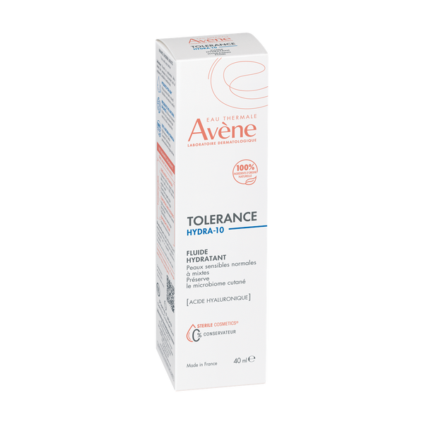Avène Tolerance Hydra-10 Moisturising Fluid packaging
