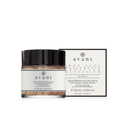 Avant Skincare Instant Radiance and Anti-Ageing Gel Charmer Gold & Bronze and packaging