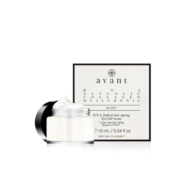 Avant Skincare R.N.A. Radical Anti-Ageing Eye Lift Cream and packaging