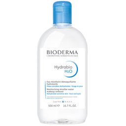 Bioderma Hydrabio H2O Micellar Water Moisturising Cleansing Make Up Remover for Dehydrated Skin 500l