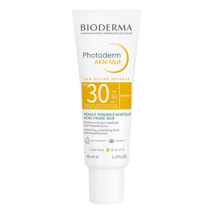 Bioderma Photoderm AKN Mat SPF 30 for Combination Acne-Prone Skin tube