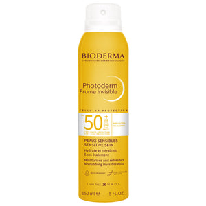 Bioderma Photoderm MAX Invisible Mist SPF 50+ for Sensitive Skin spray can