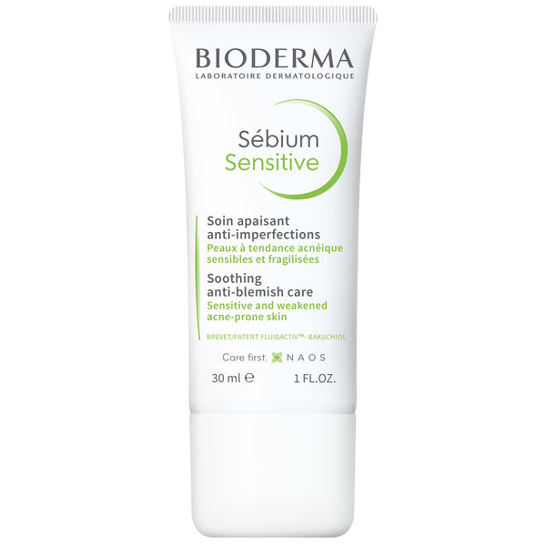 Bioderma Sébium Sensitive Soothing Moisturising Anti-Blemish Cream tube