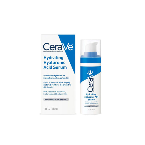 CeraVe Hydrating Hyaluronic Acid Serum 30ml and packaging