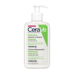 CeraVe Hydrating Cream-to-Foam Cleanser bottle