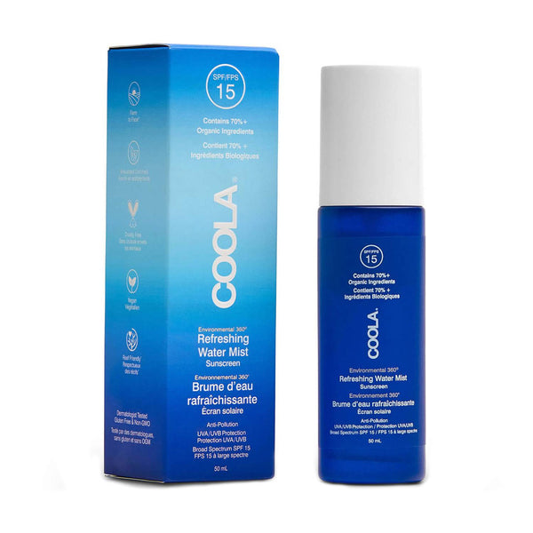 COOLA Daily Refreshing Mist SPF15 50ml and packaging