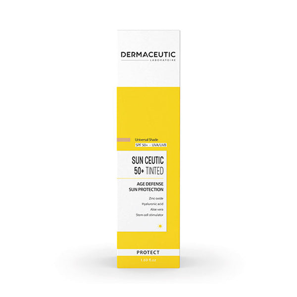 Dermaceutic Sun Ceutic SPF 50+ Age Defense Sun Protection Universal Tint packaging