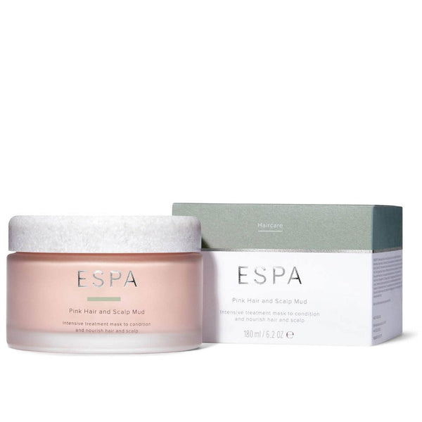 ESPA Pink Hair & Scalp Mud and packaging