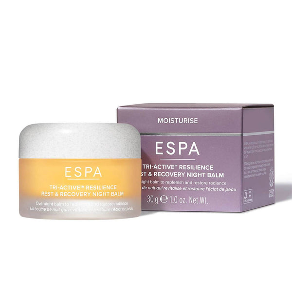 ESPA Tri-Active Resilience Rest & Recovery Overnight Balm and packaging
