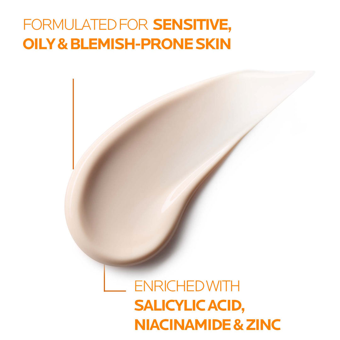 La Roche-Posay Anthelios Oil Correct Suncream SPF50 50ml texture