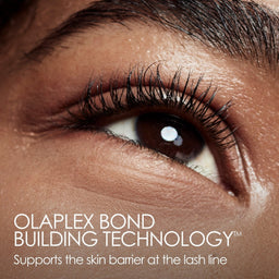 olaplex bond building technology, supports the skin barrier at the lash line